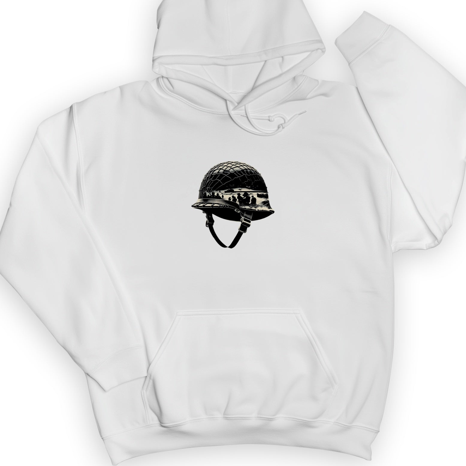 D-Day Helmet Hoodie