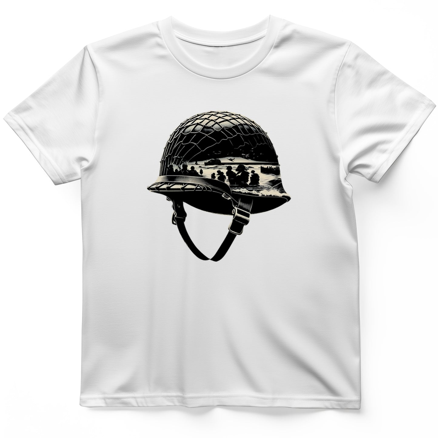 D-Day Helmet T-Shirt