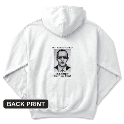 DB Cooper Back Print Hoodie