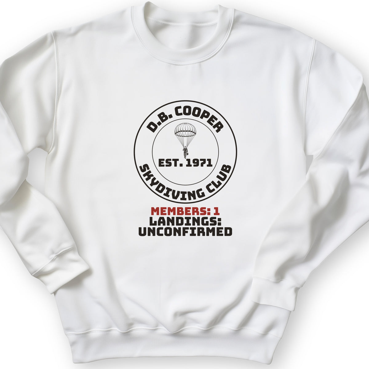 DB Cooper Skydiving Club Crewneck