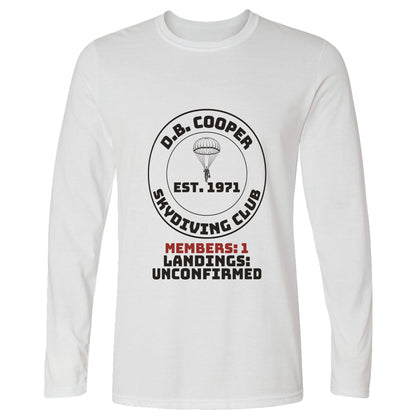 DB Cooper Skydiving Club Long Sleeve T-Shirt
