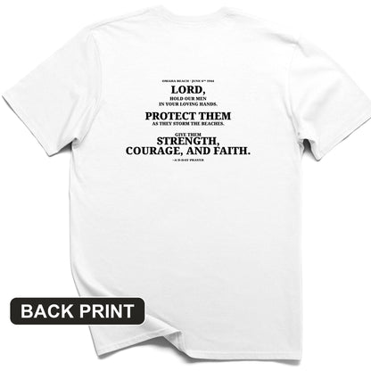 DDay Prayer Back Print T-Shirt
