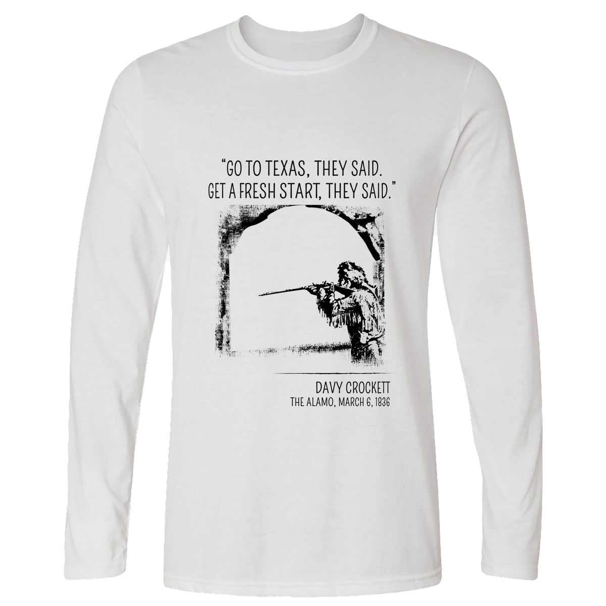 Davy Crockett Long Sleeve T-Shirt