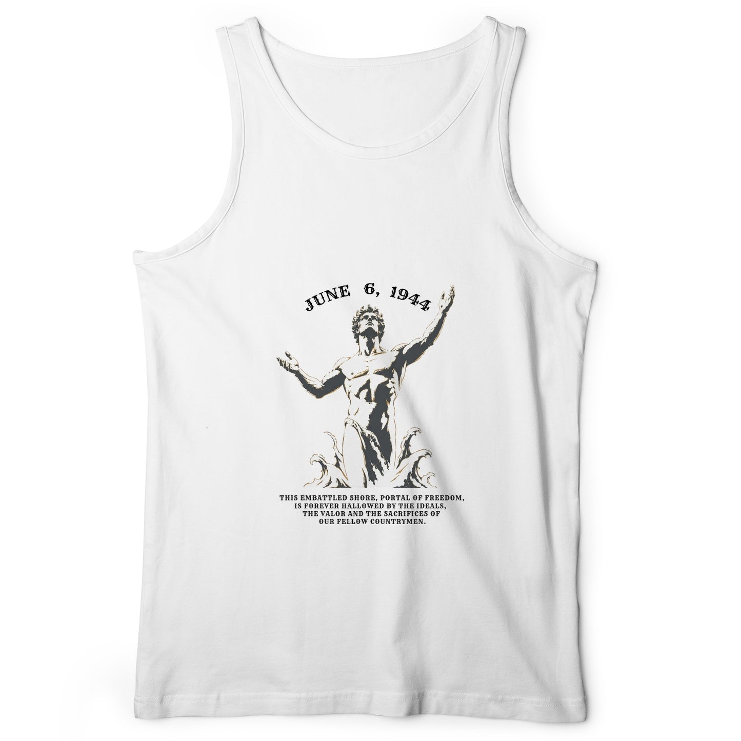 Dday Statue Tank Top
