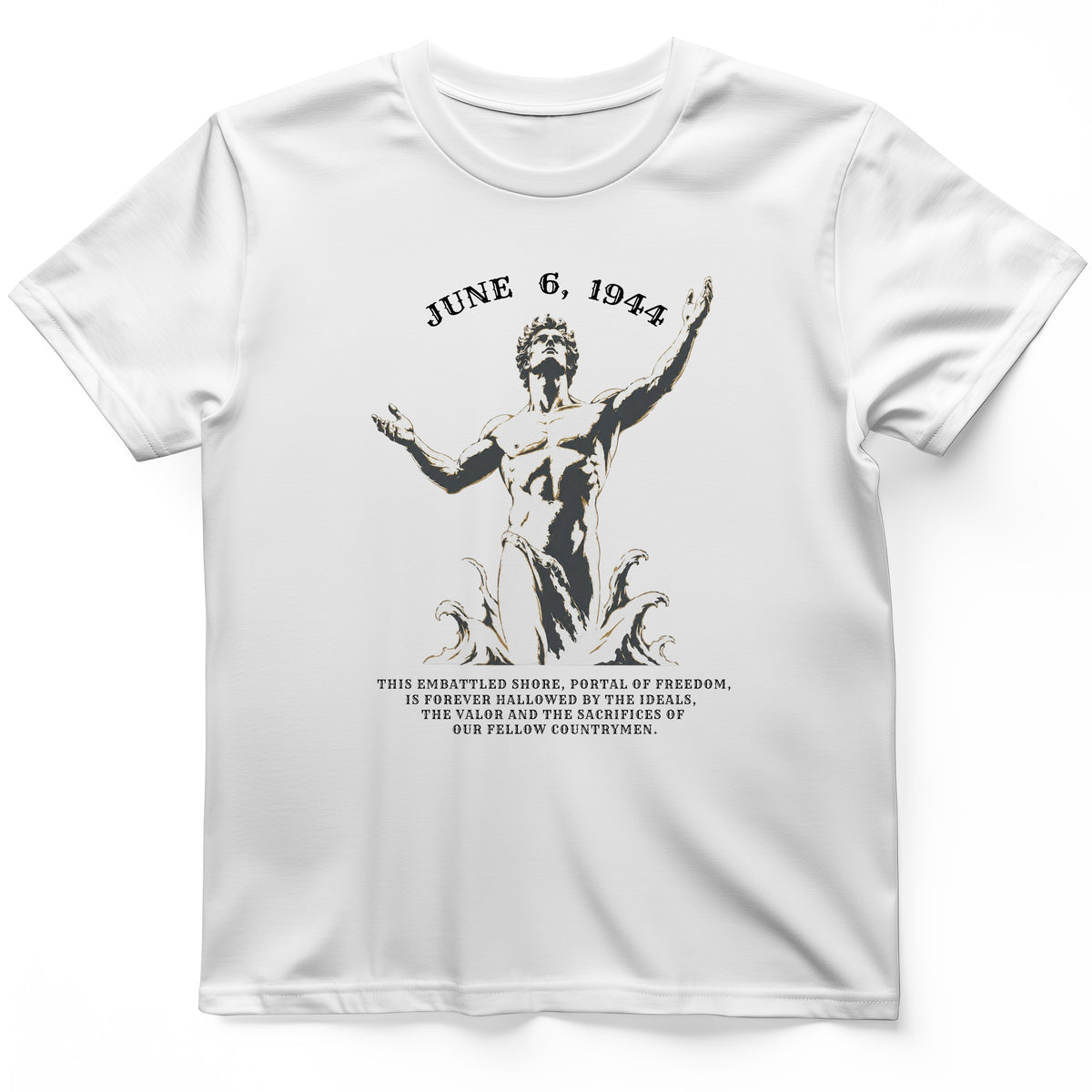 Dday Statue T-Shirt