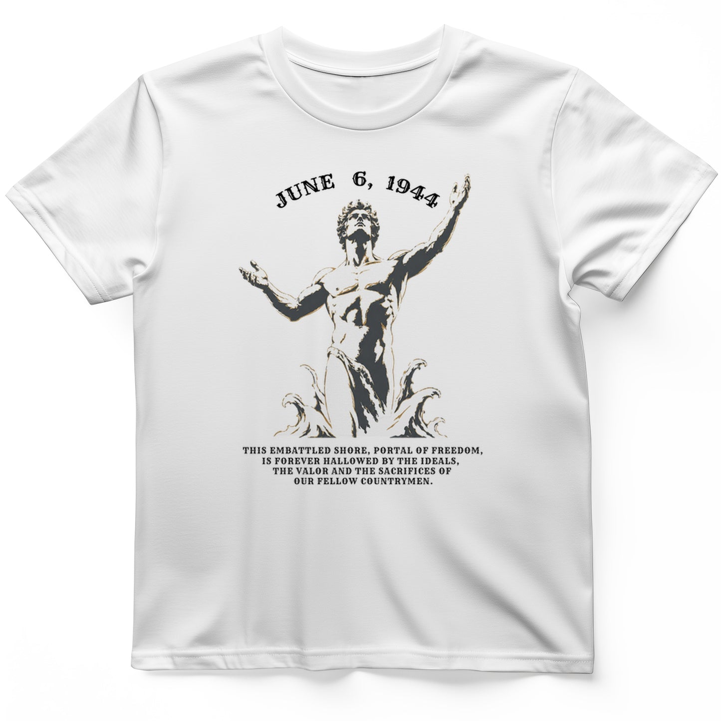 Dday Statue T-Shirt