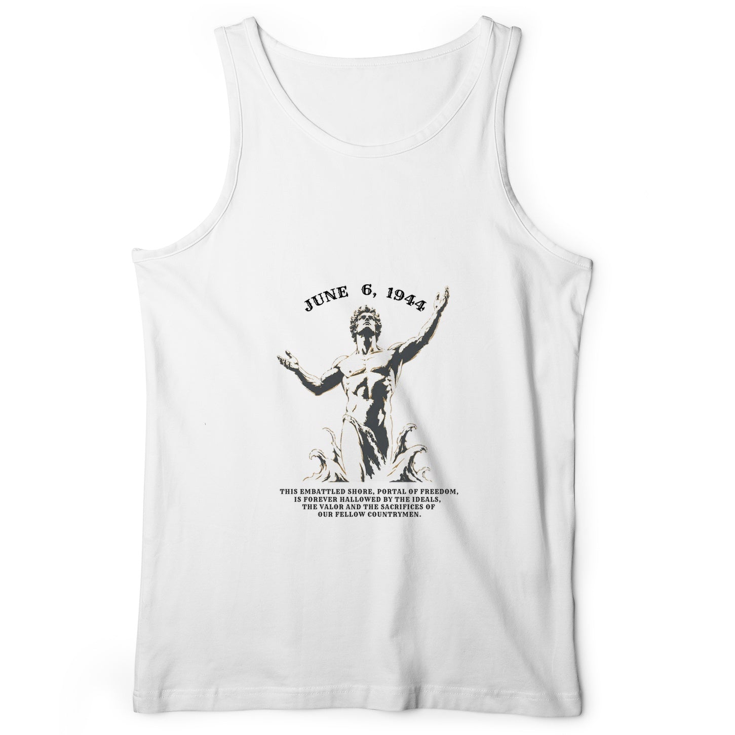 Dday Statue Tank Top