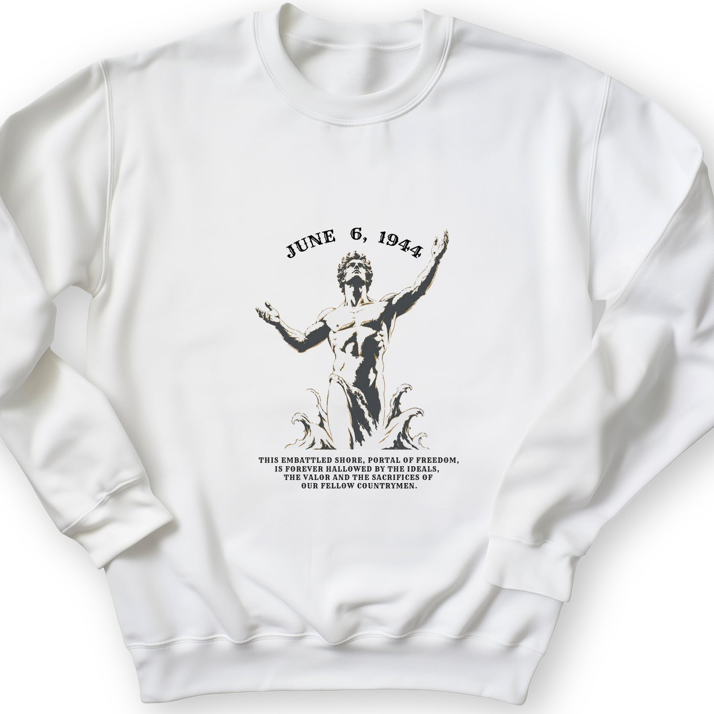 Dday Statue Sweatshirt