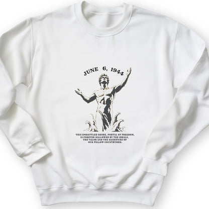 Dday Statue Sweatshirt