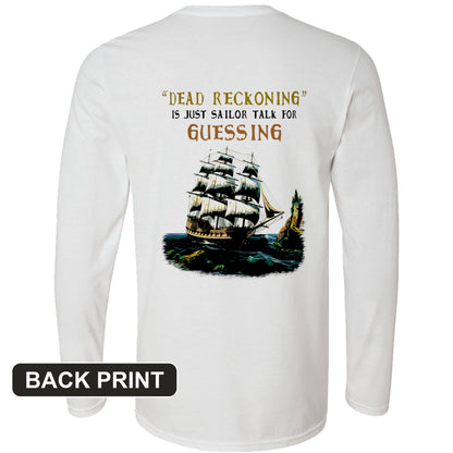 Dead Reckoning Sailor Back Print Long Sleeve T-Shirt