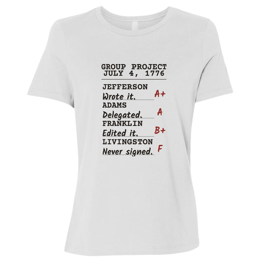 Declaration Of Independence Group Project Women's T-Shirt
