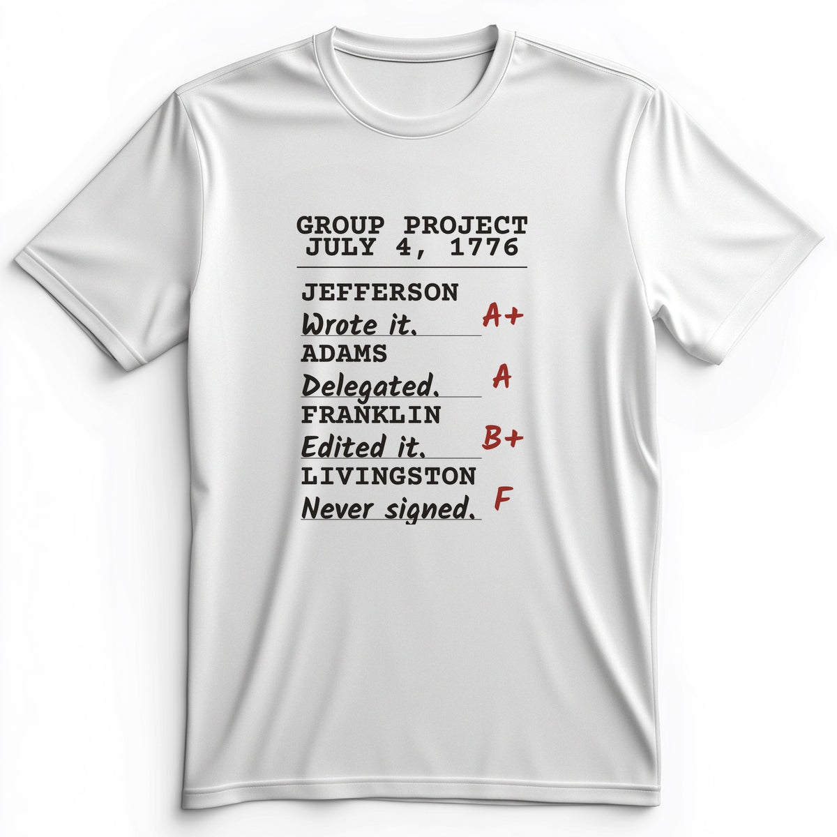 Declaration Of Independence Group Project Premium Tee