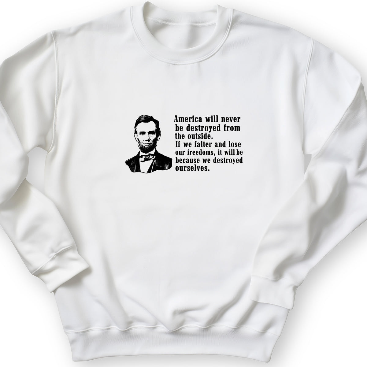 Destroyed Ourselves Lincoln Crewneck