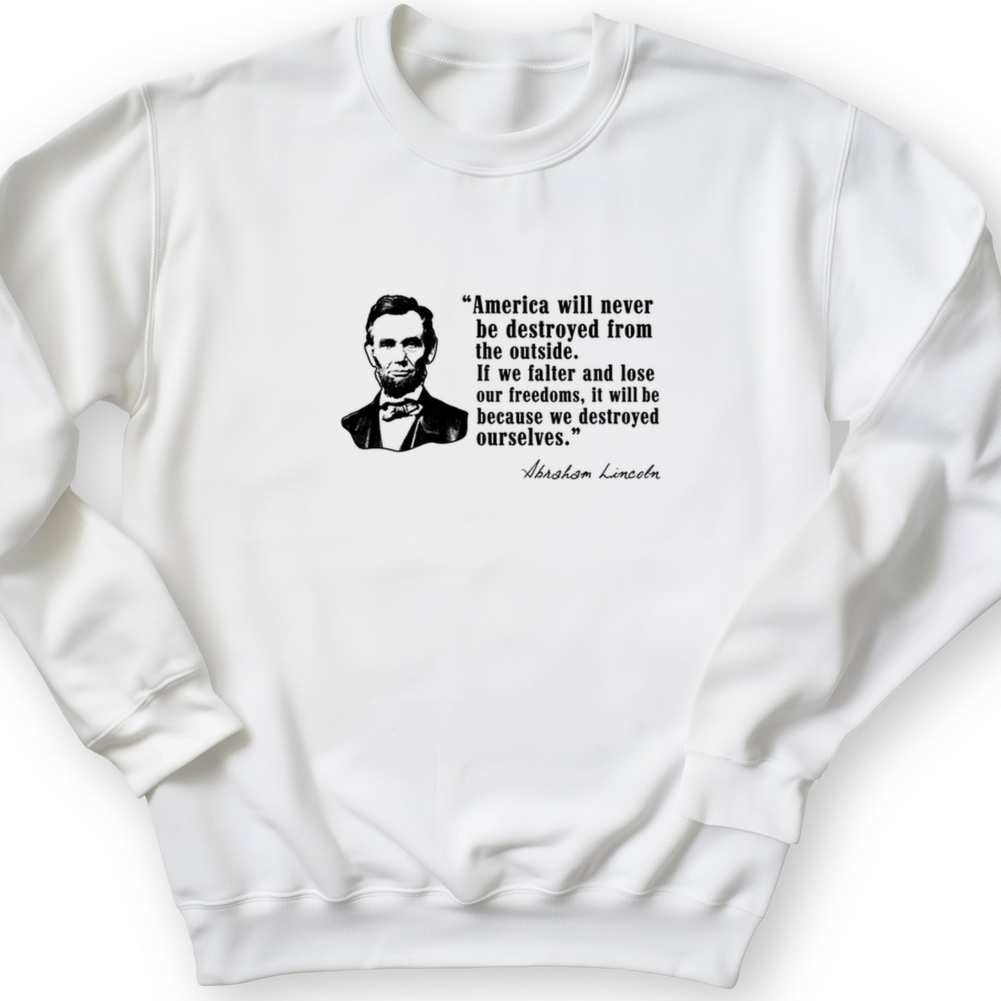 Destroyed Ourselves Lincoln Crewneck
