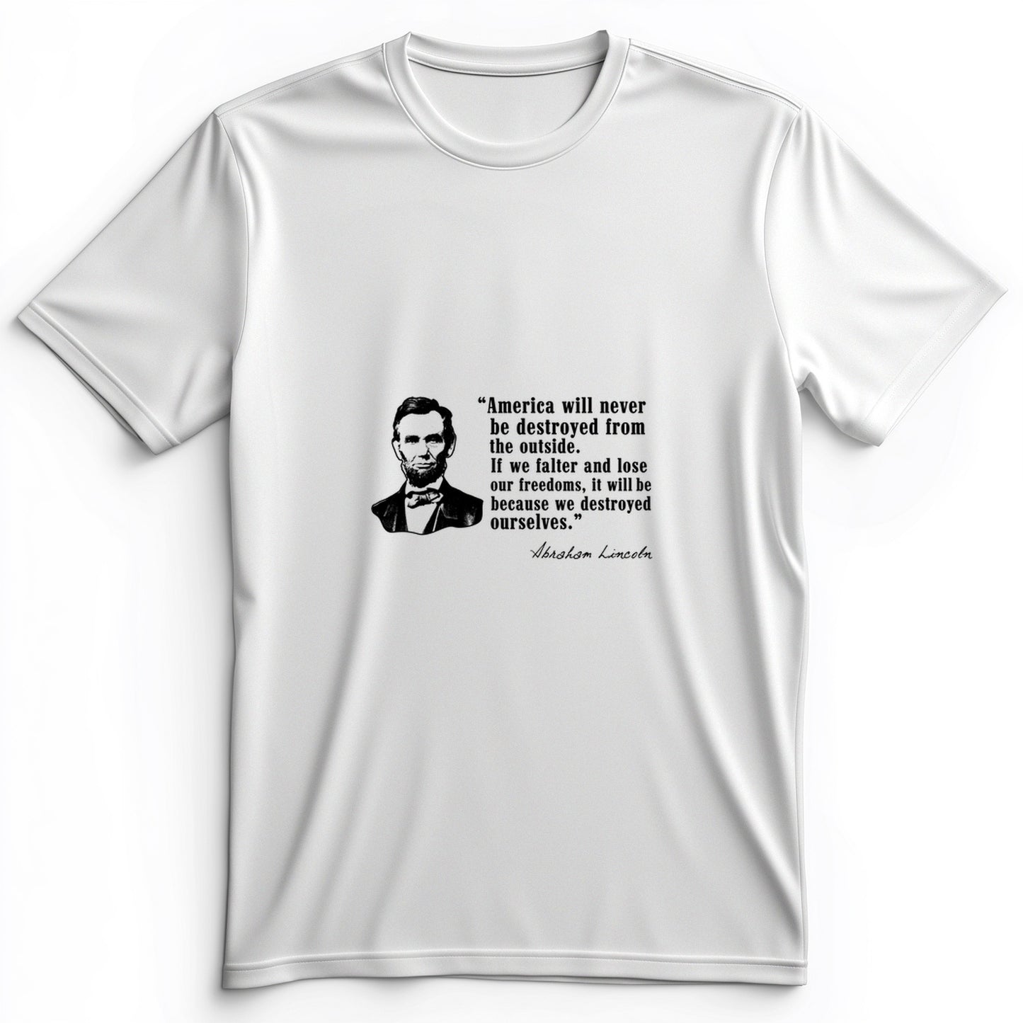 Destroyed Ourselves Lincoln Premium Tee