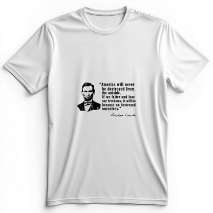 Destroyed Ourselves Lincoln Premium Tee