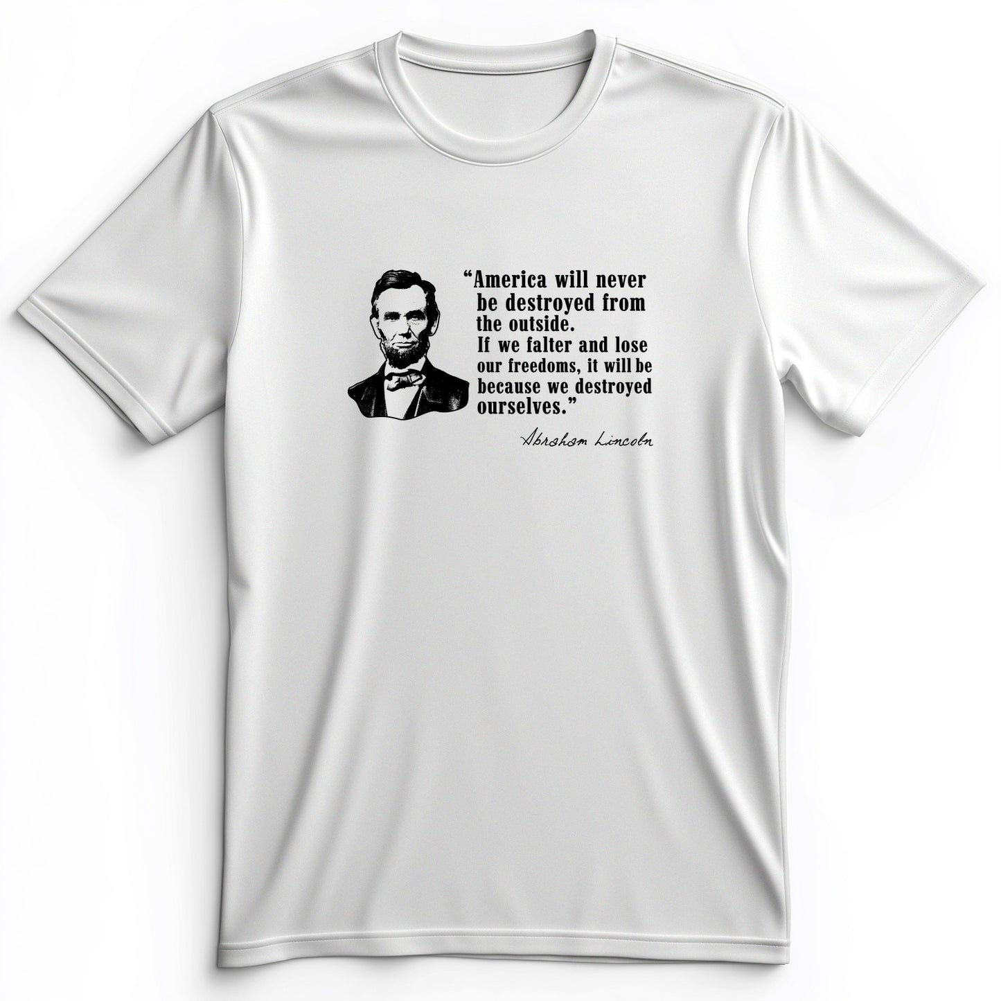Destroyed Ourselves Lincoln Premium Tee