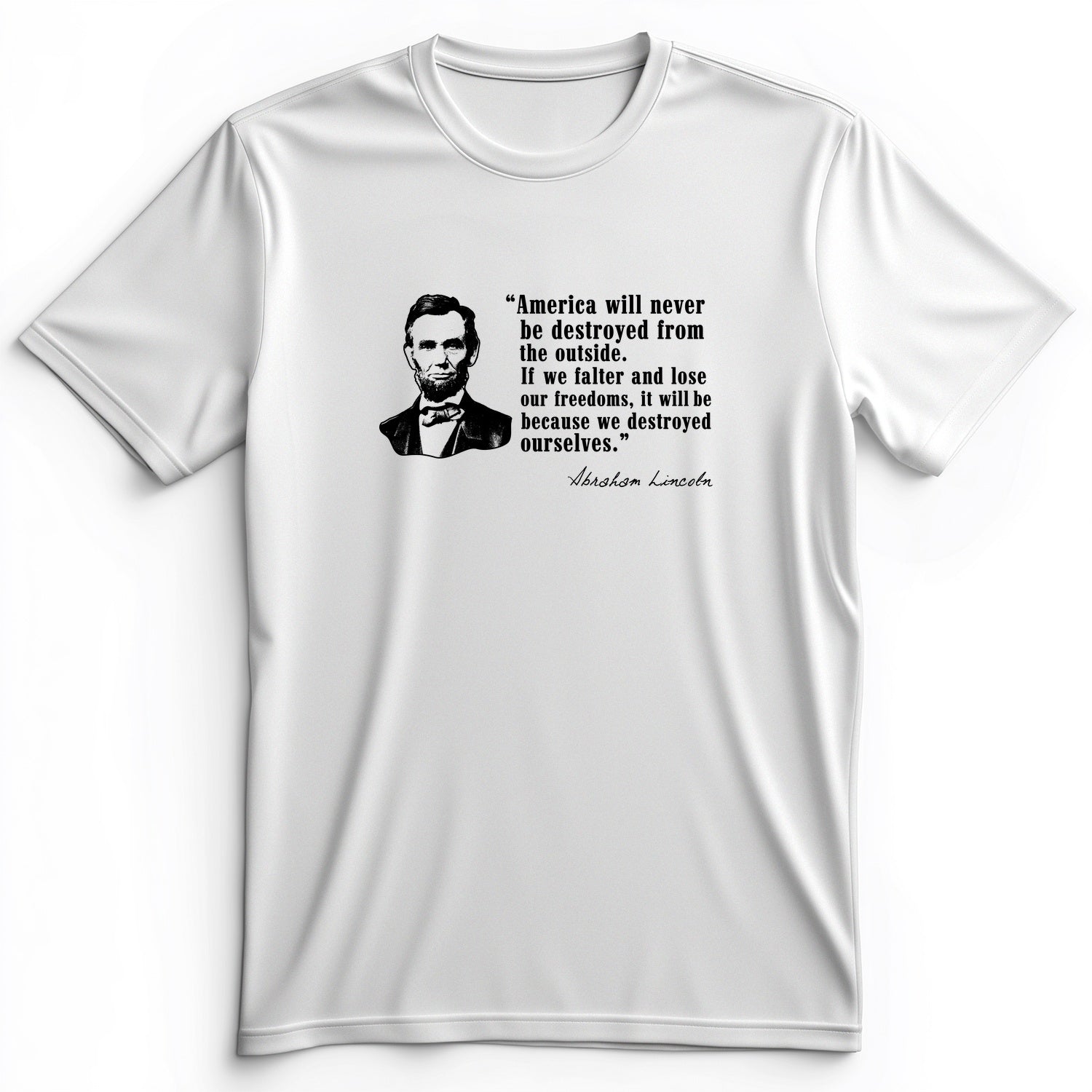 Destroyed Ourselves Lincoln Premium Tee