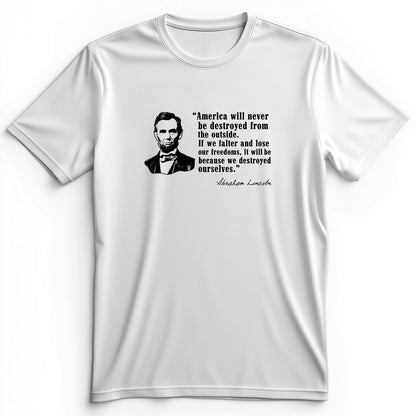 Destroyed Ourselves Lincoln Premium Tee