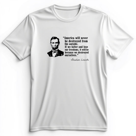 Destroyed Ourselves Lincoln Premium Tee