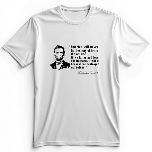 Destroyed Ourselves Lincoln Premium Tee