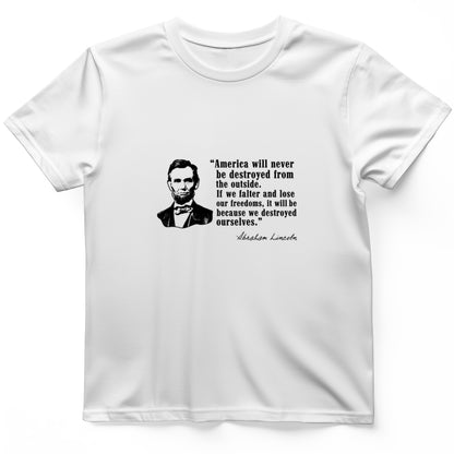 Destroyed Ourselves Lincoln T-Shirt