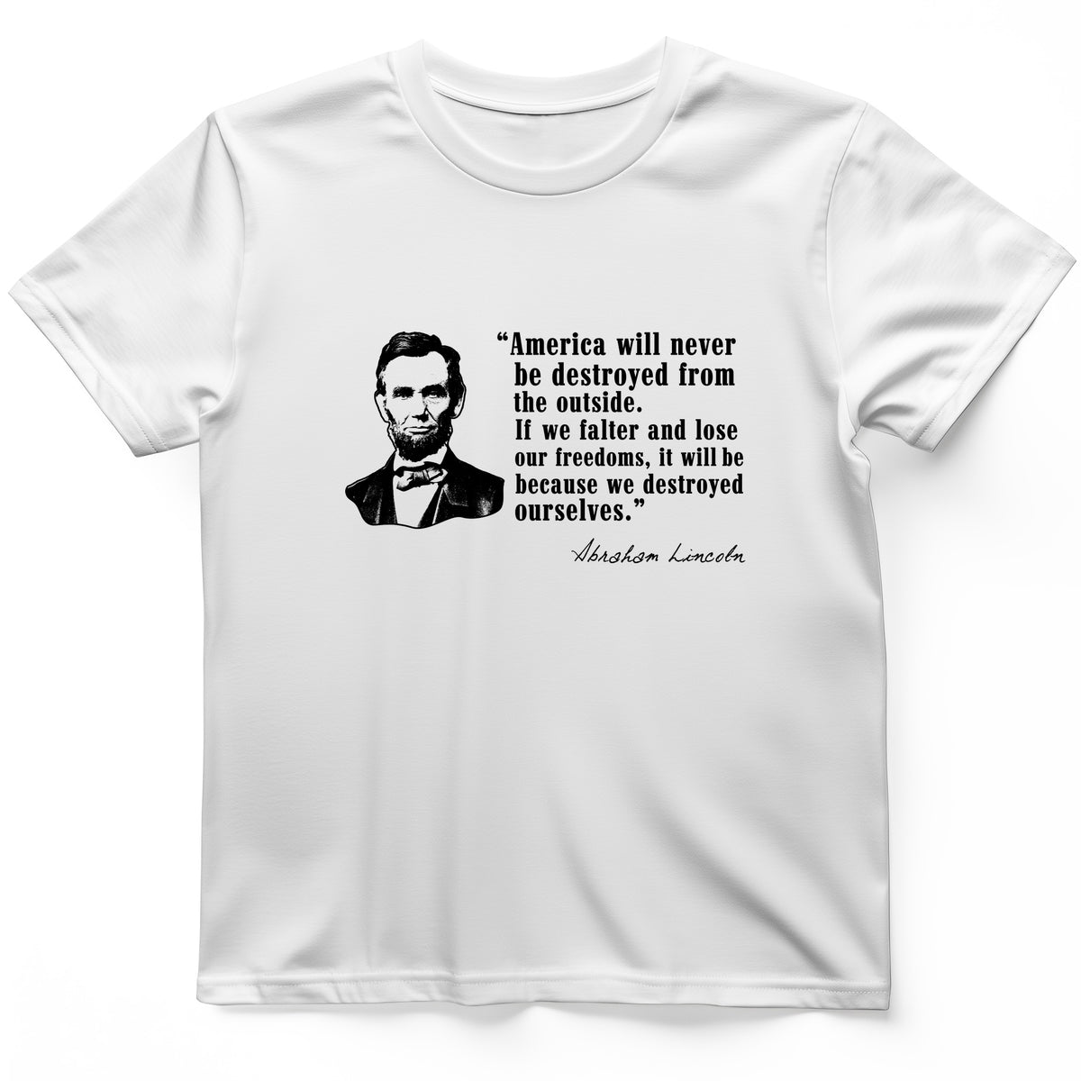 Destroyed Ourselves Lincoln T-Shirt