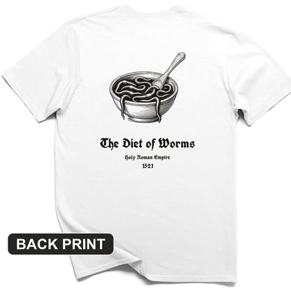 Diet Of Worms Back Print T-Shirt