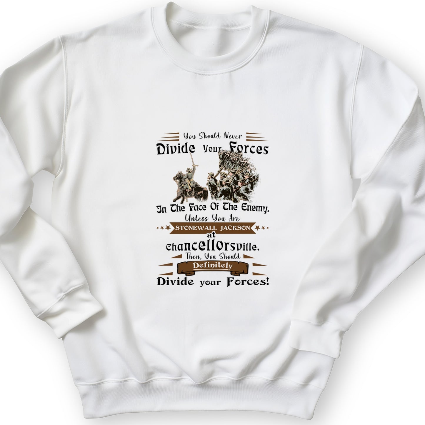 Dividing Forces Crewneck