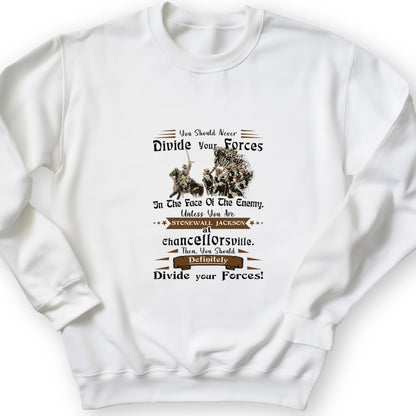 Dividing Forces Crewneck