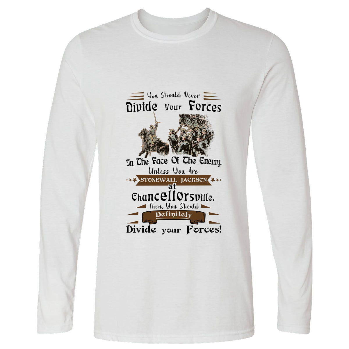 Dividing Forces Long Sleeve T-Shirt