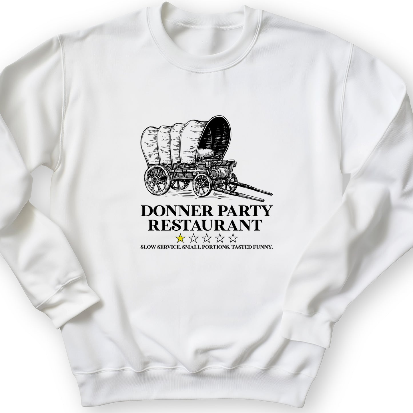 Donner Party Restaurant Review Crewneck