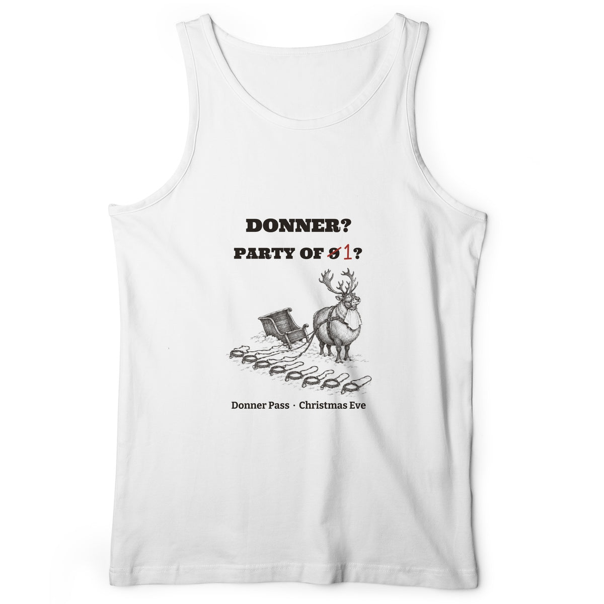 Donner Reindeer Party Of One Tank Top