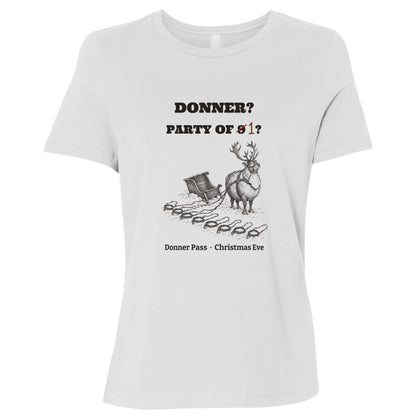 Donner Reindeer Party Of One Women's T-Shirt