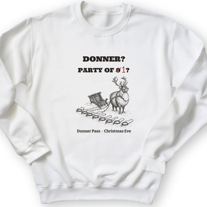 Donner Reindeer Party Of One Crewneck