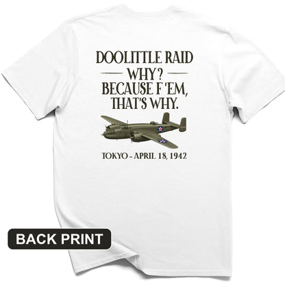 Doolittle Raid Back Print T-Shirt