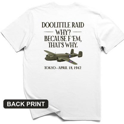 Doolittle Raid Back Print T-Shirt