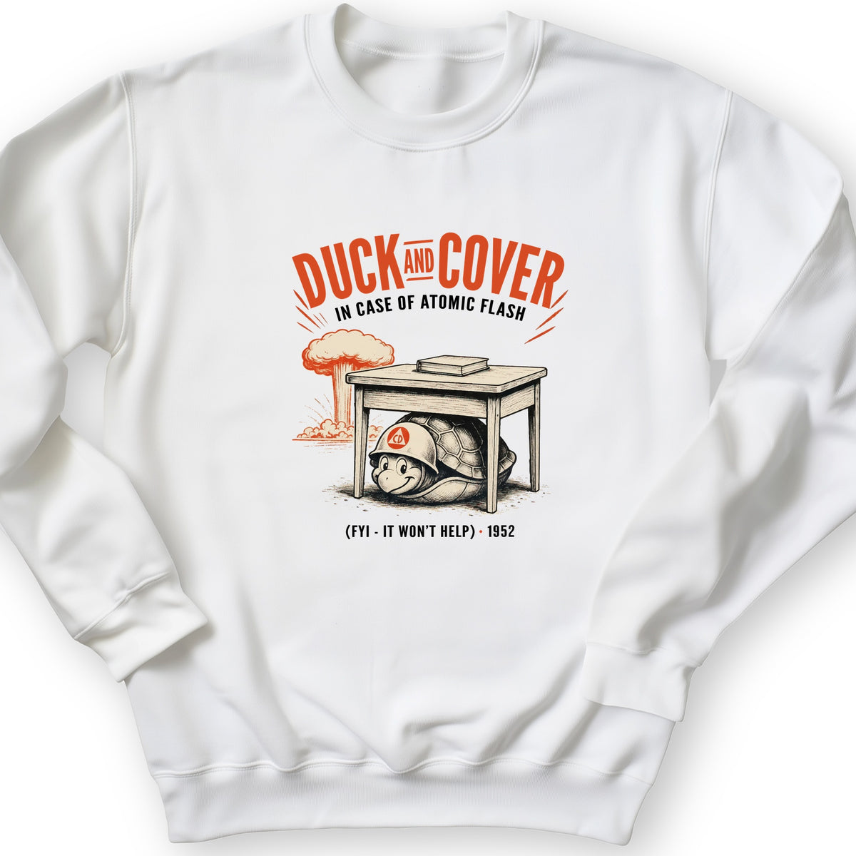 Duck And Cover Crewneck