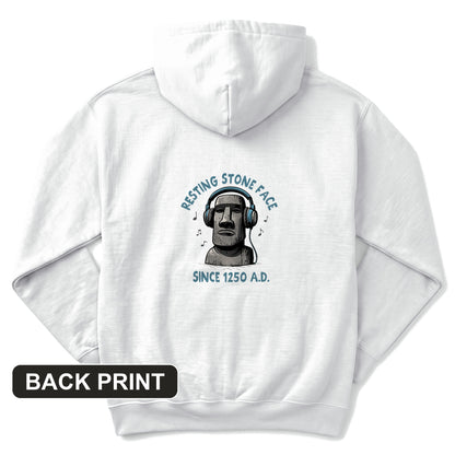 Easter Island Back Print Hoodie