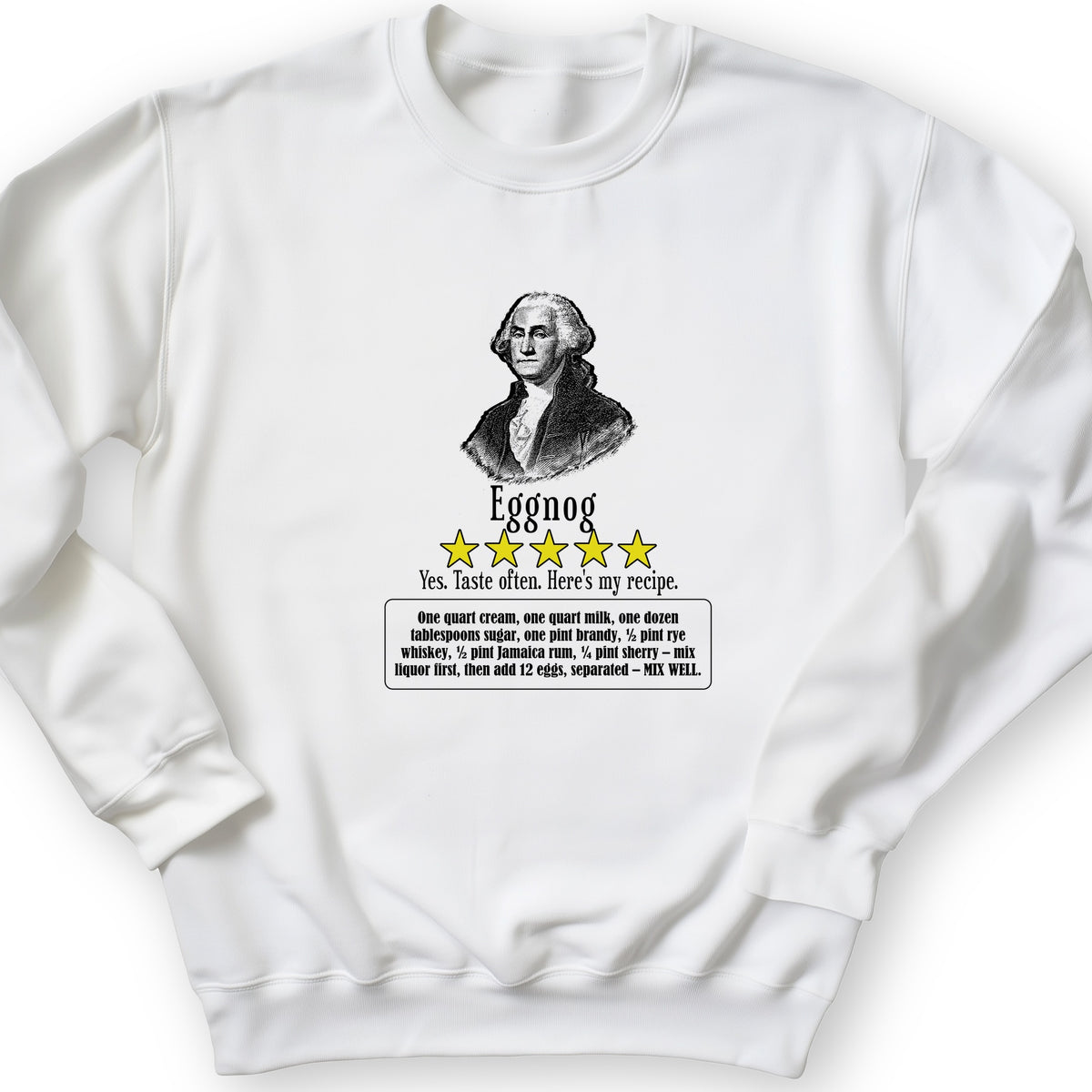 Eggnog George Washington Crewneck