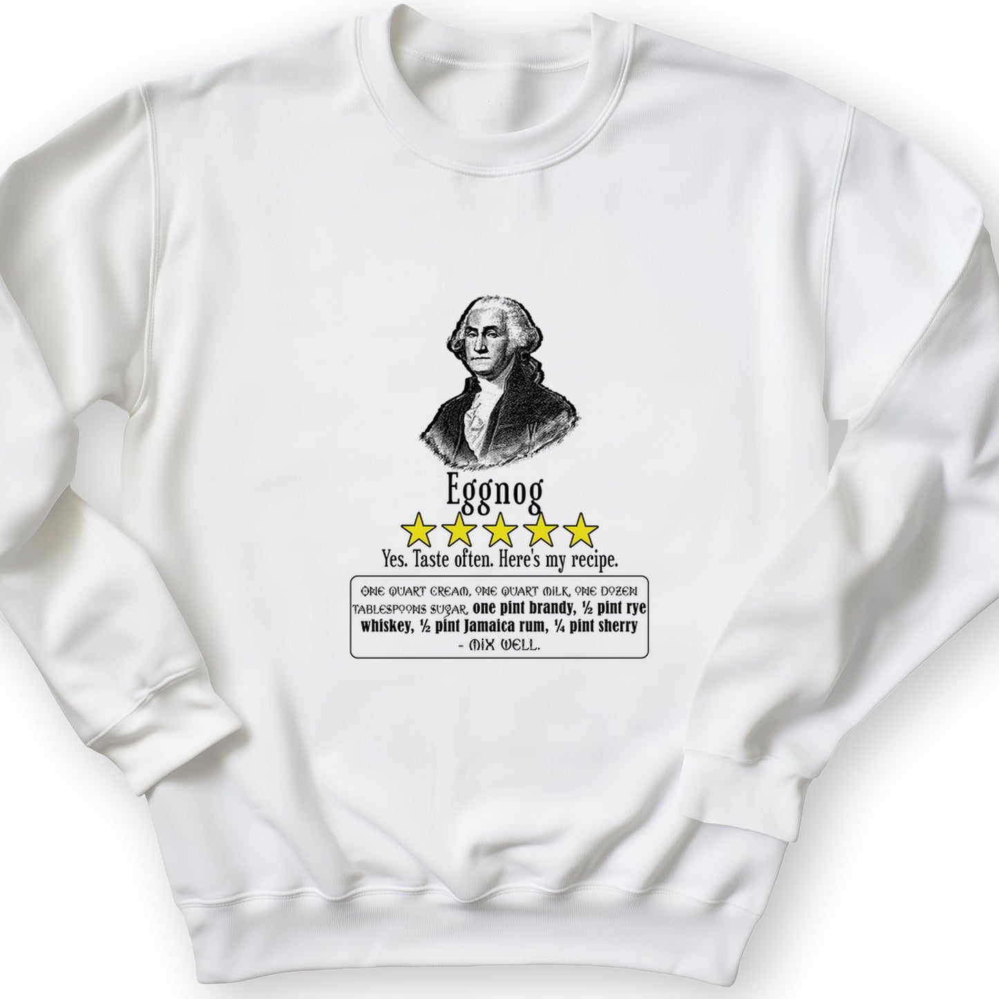 Eggnog George Washington Crewneck