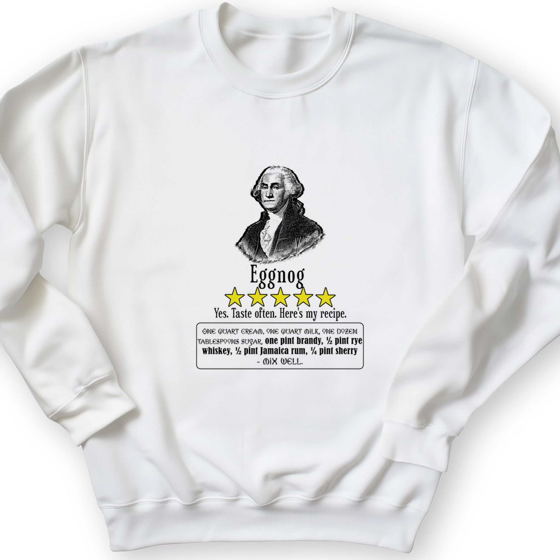 Eggnog George Washington Crewneck