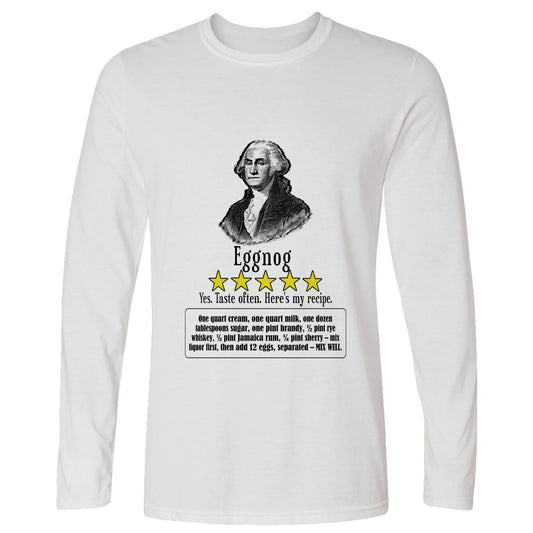 Eggnog George Washington Long Sleeve T-Shirt
