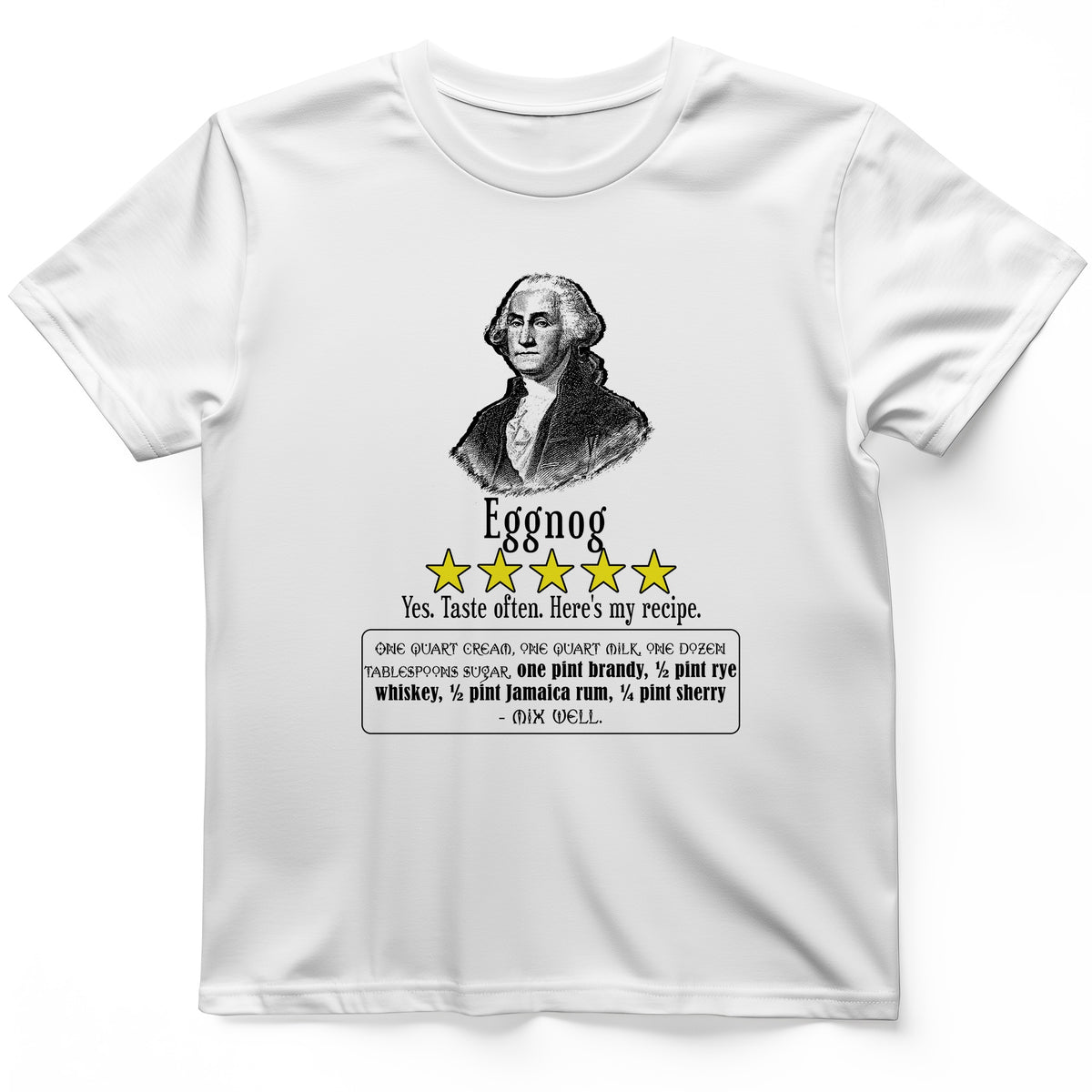 Eggnog George Washington T-Shirt