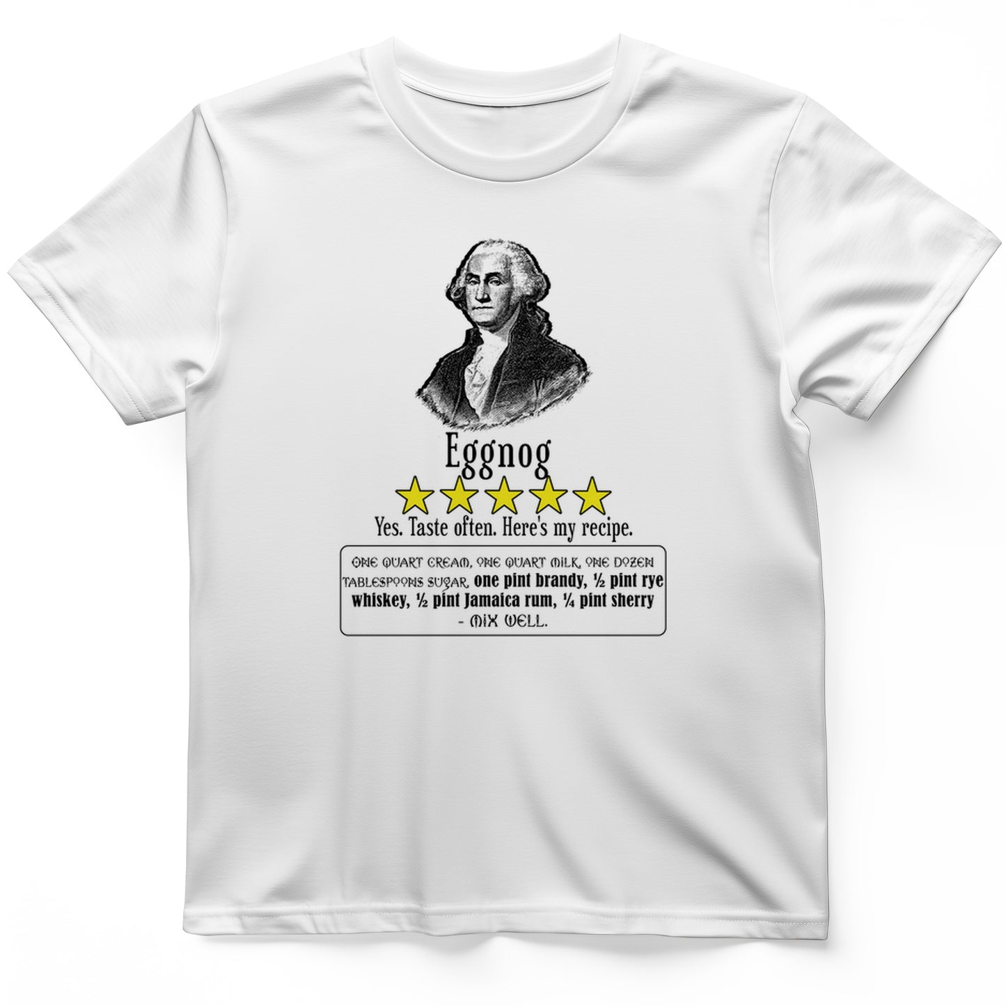 Eggnog George Washington T-Shirt