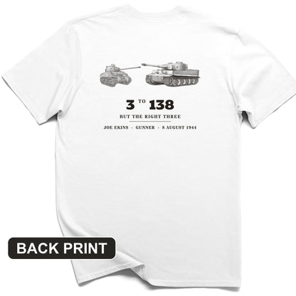Ekins 138 To 3 Back Print T-Shirt