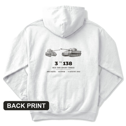 Ekins 3 To 138 Back Print Hoodie