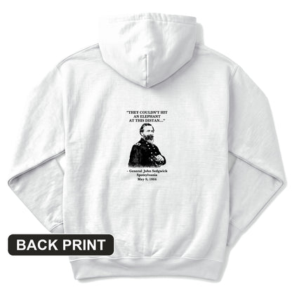 Elephant Back Print Hoodie