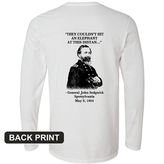 Elephant Back Print Long Sleeve T-Shirt