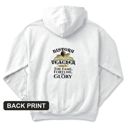 Fame Fortune Glory Back Print Hoodie